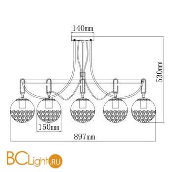 Люстра De Markt Гамбург 605016308 - Фото 9