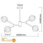 Люстра De Markt Гамбург 605016108 - Фото 9