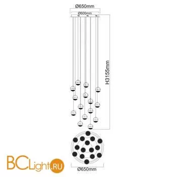 Подвесной светильник De Markt Капелия 730010315 - Фото 11