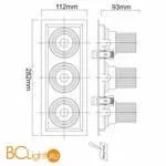 Встраиваемый светильник De Markt Круз 637016303 - Фото 7