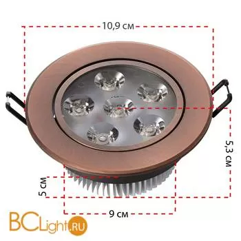 Встраиваемый светильник De Markt Круз 637013206 - Фото 1