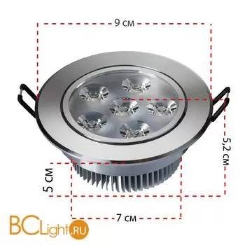 Встраиваемый светильник De Markt Круз 637013506 - Фото 1