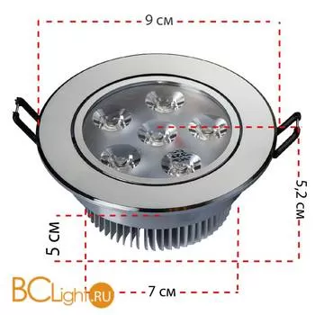 Встраиваемый спот De Markt Круз 637013606 - Фото 1