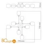 Люстра De Markt Олимпия 638019008 - Фото 10