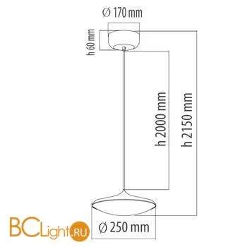 Подвесной светильник De Markt Перегрина 703011201 - Фото 7