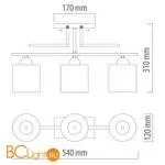 Потолочный светильник De Markt Тетро 673010803 - Фото 7