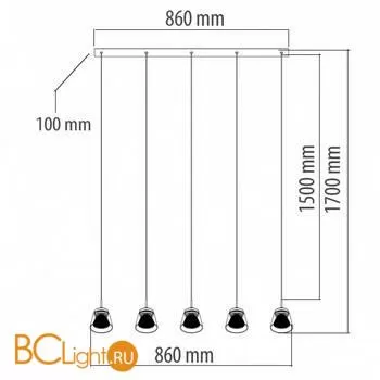 Подвесной светильник De Markt Торес 110011205 - Фото 8