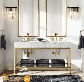 Настенный светильник DeLight Collection 1920s Odeon KR0387W-2B black/clear - Фото 0