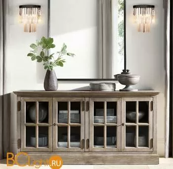 Настенный светильник DeLight Collection 1920s Odeon KR0387W-2B black/clear - Фото 1