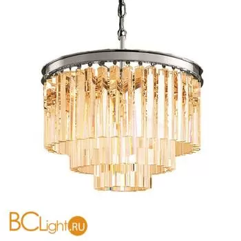 Подвесной светильник DeLight Collection 1920s Odeon KR0387P-6 chrome/amber