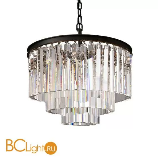 Подвесной светильник DeLight Collection 1920s Odeon KR0387P-6 black/clear