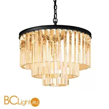 Подвесной светильник DeLight Collection 1920s Odeon KR0387P-6 black/amber