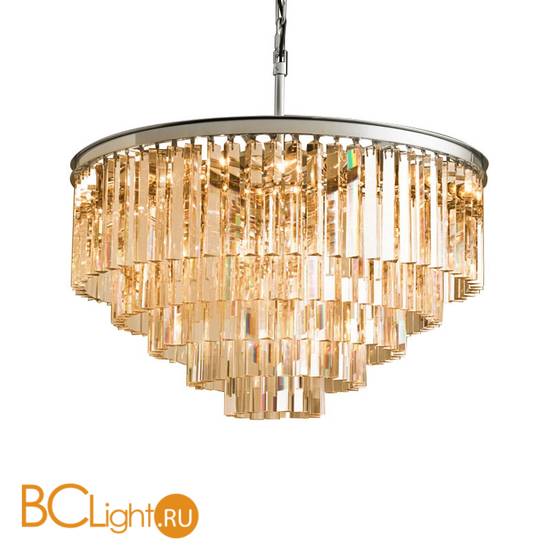 Подвесной светильник DeLight Collection 1920s Odeon KR0387P-10A chrome/amber