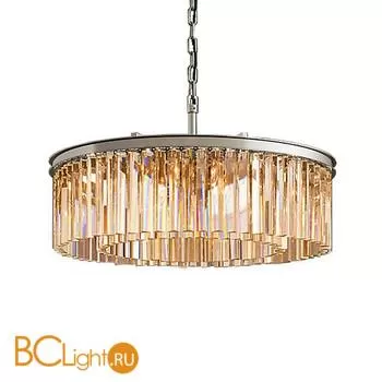 Подвесной светильник DeLight Collection 1920s Odeon KR0387P-10B chrome/amber
