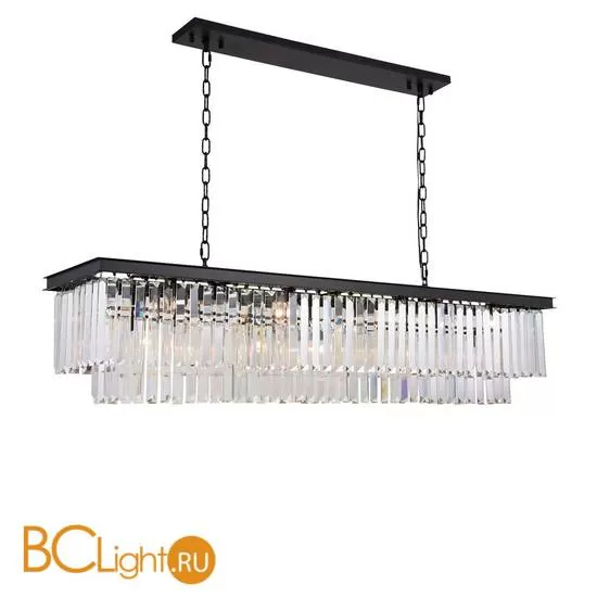 Подвесной светильник DeLight Collection 1920s Odeon KR0387P-12C/P black/clear