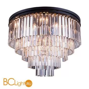 Потолочный светильник DeLight Collection 1920s Odeon KR0387C-10A/P black/clear