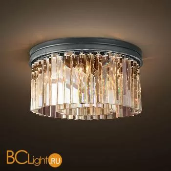 Потолочный светильник DeLight Collection 1920s Odeon KR0387C-6B/P black/clear - Фото 0