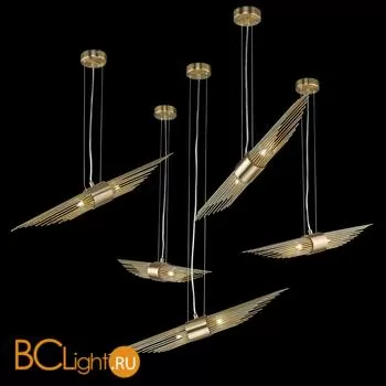 Подвесной светильник DeLight Collection P68069-2 antique brass - Фото 2