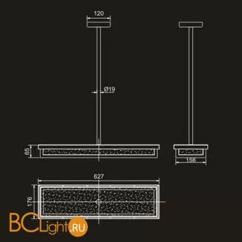 Потолочный светильник DeLight Collection PR98023L-B dark bronze - Фото 0