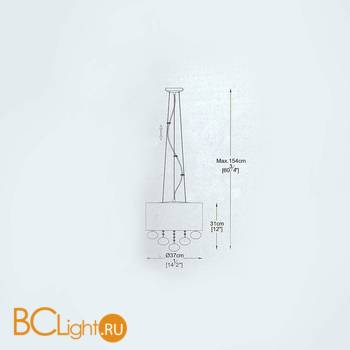 Подвесной светильник DeLight Collection Andromeda P0173-05C - Схема