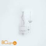 Подвесной светильник DeLight Collection Andromeda P0173-05C - Схема