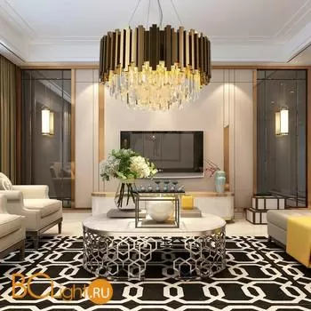 Подвесной светильник DeLight Collection Barclay A006 L6 gold - Фото 1