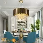 Подвесной светильник DeLight Collection Barclay A006 L6 gold - Фото 2