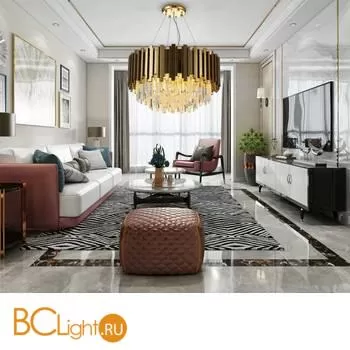 Подвесной светильник DeLight Collection Barclay A006-600 L6 gold - Фото 4