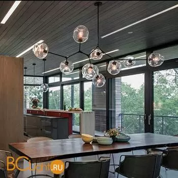 Люстра DeLight Collection Bubble 8 black/smoky 7058/8 black/smoky - Фото 4