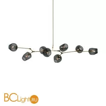 Люстра DeLight Collection Bubble 8 brass/smoky KG0579P-8 brass/smoky