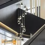 Подвесной светильник DeLight Collection crystal rock ii 9701P/15R brass - Фото 0