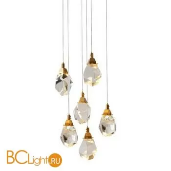 Подвесной светильник DeLight Collection crystal rock ii 9701P/6R brass