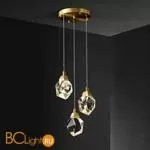 Подвесной светильник DeLight Collection crystal rock ii 9701P/3R brass - Фото 0