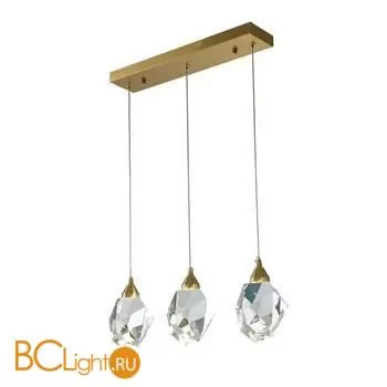 Подвесной светильник DeLight Collection crystal rock ii 9701P/3L brass