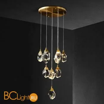 Подвесной светильник DeLight Collection Crystal Rock MD-020B-11 gold - Фото 1