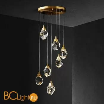 Подвесной светильник DeLight Collection Crystal Rock MD-020B-7 gold - Фото 1