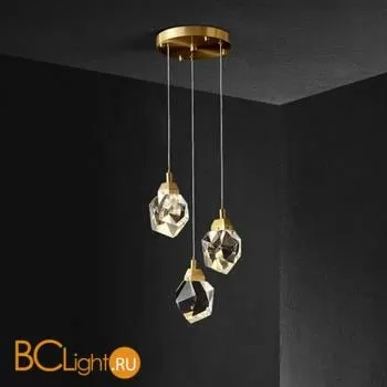 Подвесной светильник DeLight Collection Crystal Rock MD-020B-3 gold - Фото 1