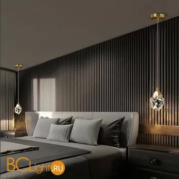 Подвесной светильник DeLight Collection Crystal Rock MD-020B-1 gold - Фото 4