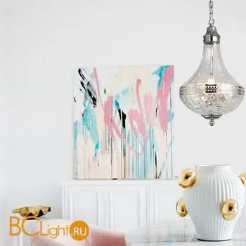 Подвесной светильник DeLight Collection French Empire Glass KG0544P-3 nickel - Фото 0