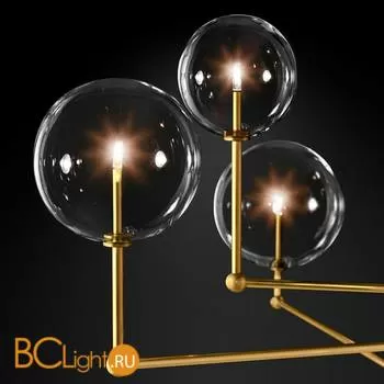 Люстра DeLight Collection Globe Mobile KG0835P-3 brass - Фото 0