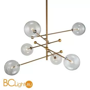 Люстра DeLight Collection Globe Mobile KG0835P-6 brass