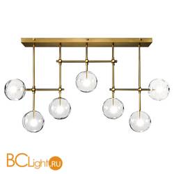Люстра DeLight Collection Globe Mobile KG0835P-7A brass