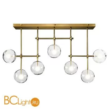 Люстра DeLight Collection Globe Mobile KG0835P-7A brass