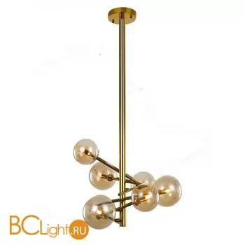 Люстра DeLight Collection Globe Mobile MX19009070-6B gold - Фото 0