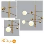 Люстра DeLight Collection Globe Mobile 10215P/5 brass - Фото 0