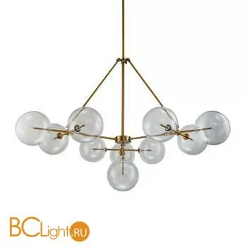 Люстра DeLight Collection Globe Mobile KG0965P-10B brass - Фото 1