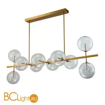 Люстра DeLight Collection Globe Mobile KG0965P-10L brass - Фото 0