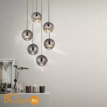 Подвесной светильник DeLight Collection Globo SD3301-6U nickel - Фото 0
