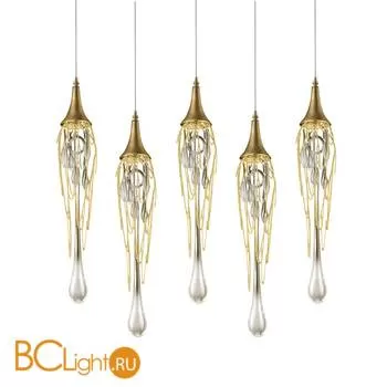 Подвесной светильник DeLight Collection Goddess Tears PR68009L-5H gold