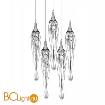 Подвесной светильник DeLight Collection Goddess Tears PR68009L-5H/R chrome